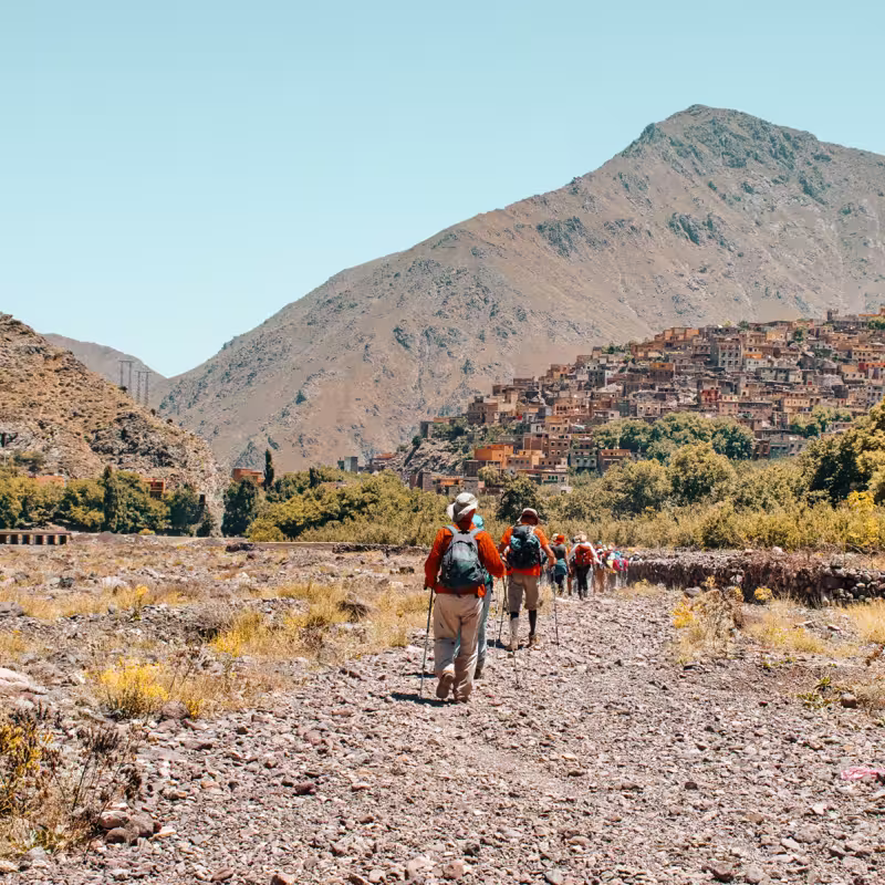 Trekking sulle montagne dell'Alto Atlante